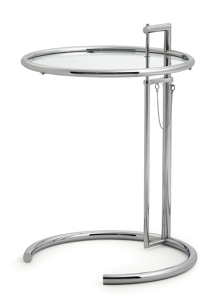 サイドテーブル・ナイトテーブル・ローテーブル adjustable side table Eileen Gray E-1027 Adjustable Table E1027 – Design Within Reach