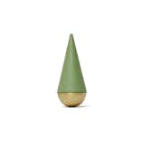 New York Design Studio Bower creates products that marry traditional woodworking with playful purposes. The Tipsy is made from turned brass and maple, and is structured in a teardrop shape.  It can be used as a paperweight, accent, desktop toy, or even as a stress reliever.