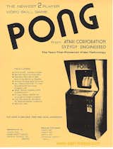 Poster for the Original Pong Arcade Game

Part of the Digital Archeology portion of the exhibition which looks to the past of digital technologies, this vintage advertisement just hints at the possibilities and potential of gaming technology.

Image courtesy of the Barbican