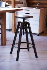 Dalfred bar stool by IKEA, $40 at ikea.com

Why not outfit a kitchen island or studio benchtop with a fleet of these height-adjustable four-leggers? The price is right.