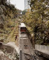 In operation since 1888, the Peak Tram conveys visitors to Victoria Peak, atop Hong Kong Island, in about ten minutes.  Photo 11 of 13 in Hong Kong, China