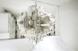 The 2008 Barnacle Chandelier, which is a hanging piece made with objects selected from Haygarth's large and growing collection of Dungeness Project detritus.  Photo 13 of 13 in How London Artist Stuart Haygarth Turns Detritus Into Design