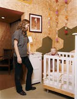 Young parents Ainsley Ryan and Chris Showalter created a freestanding OSB (oriented strand board) structure inside their Brooklyn, New York, apartment to house their daughter Tatum’s room, as well as their own connecting master bedroom. The crib is by Oeuf.

Read the whole story here.