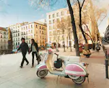 A European classic since its inception, the Vespa, and plenty of scooters like it, provides the perfect solution to modern Madrid’s lack of parking.  Photo 5 of 12 in Architecture Tour: Madrid, Spain