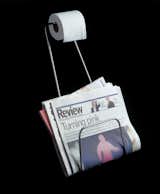 The magazine rack/toilet paper holder was made for Habitat.