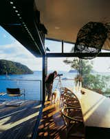 Dining Room, Table, and Chair �u  Photo 17 of 47 in Fav by Elena Badan from Three Glass-and-Copper Pavilions Conquer the Cliffs