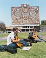Juan O’Gorman’s 1953 library at UNAM (National Autonomous University of Mexico) grafts pre-Hispanic-themed mosaic art onto a modernist structure.