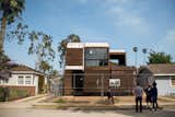 Only a few days after the modules are delivered, the prefab house is ready to receive its finishing touches. As fabrication occurs at the warehouse, the foundation is prepped on-site. This concurrent activity allows Marmol Radziner's prefab homes to reach completion in as little as twelve months.