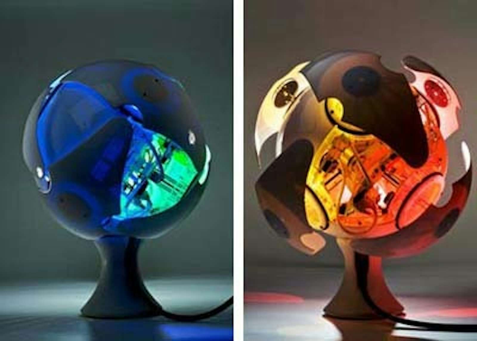 Photo 1 of 1 in ShapingShifting Desktop Lamp Mimics Natural Light