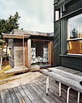 Exterior, House Building Type, Cabin Building Type, and Wood Siding Material The master-bedroom addition juts forth like a prow of a ship.  Photo 10 of 20 in Beach by Brian Carlson from Norwegian Wood