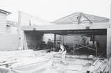 A 2002 photograph of the courtyard in progress.  Photo 2 of 17 in Inside Job