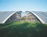 Burda Media Park, completed in 2000, was, like most of Sobek's projects, a collaboration. Sobek didn't design the building, but, rather, assisted in the structural engineering of the load-bearing structure.  Photo 9 of 22 in Werner Sobek