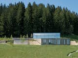 H16 is a fully recyclable, zero-emissions house near Stuttgart that consumes no energy and blends in with the landscape.