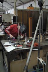 Sanding and finishing in the studio  Photo 20 of 27 in Piet Hein Eek by Sam Grawe