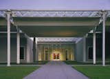 The Menil Collection, located in Houston's Montrose-area museum district, houses the collection of John and Dominique de Menil. The landmark building was designed by Pritzker Prize-winning architect Renzo Piano. Image courtesy of the Greater Houston Convention and Visitors Bureau.