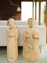 The Arnolds consider Francis and Paschal the patron saints of their home, representing moderation or austerity tempered by generous hospitality.  Photo 2 of 3 in Art by Carolyn Campbell from Compound Addition