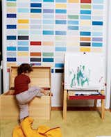 Sosi gets into trouble beneath a colorful grid painted by her dad as a riff on the German painter Gerhard Richter.