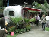 Also set up at the exhibition is the nineteen-foot-long Airstream Victorinox Special Edition Trailer.