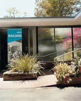 "I'm always identified as being the best architectural photographer in the world," declares Shulman. "I disclaim that. I say, 'One of the best.'" The photographer paid $2,500 for his two-acre property, and $40,000 for the Raphael Soriano–designed studio and house, into which he moved in 1950. "All in cash," Shulman says. "My mother taught us, 'Never have a mortgage.'" Over the ensuing decades, he says, "I planted hundreds of trees and shrubs, to emulate how I lived as a child [on a farm in Connecticut]."