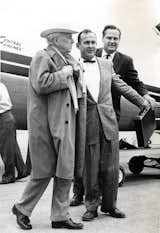 Jones welcomed Frank Lloyd Wright to the Fayetteville, Arkansas, in 1958. Photo courtesy of the Fay Jones Collection, University of Arkansas.  Photo 9 of 13 in Arkansas Honors Fay Jones by Aaron Britt