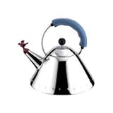Tea Kettle designed by Michael Graves for Alessi in 1985.  Search “yanagi-kettle.html” from Alessi's Fall/Winter Collection