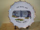 This little plate caught our eye—perhaps a little kitsch for some, but who doesn't love a mobile home? -Sarah