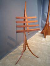 Wendell Castle showcased this beautiful bent wood music stand. -Sarah  Photo 15 of 15 in Best of SF 20 Modernism Show by Aaron Britt