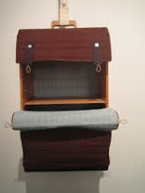 Imagined as tiny cabinets, Lotty Lindeman's Tassenkast luggage was portable, charming and all hand-made.