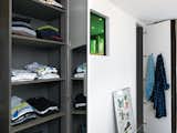 The largest appliances are clustered around the apartment’s plumbing core, which abuts the kitchen and bathroom.  Photo 12 of 27 in Shelf Life