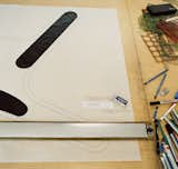 Aarnio works out his designs digitally at a drafting table.  Photo 7 of 13 in Furniture Designer Focus: Eero Aarnio