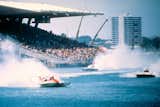 Boat racing at Miami Marine Stadium, designed by Hilario Candella, was a popular spectator sport. Today the stadium is an imperiled modern masterpiece.  Photo 3 of 13 in Miami Modern Metropolis