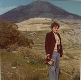 Here is Xenakis in 1974 pictured at Mycenae, one of Greece's richest archaeological sites. Mycenae was the fabled kingdom of Agamemnon.