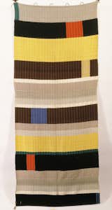 Wallhanging,&nbsp;Anni Albers, 1925, wool, silk, chenille, and bouclé yarn, 99 x 37 3/4 inches, 236 x 96 centimeters.