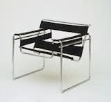 Club Chair (model B3),&nbsp;Marcel Breuer, 1925–1926, chrome-plated tubular steel and canvas, 28 1/4 x 30 3/4 x 28 inches, 71.8 x 78.1 x 71.1 centimeters.