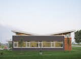 R.B. Murray and Co's office in Springfield, Missouri, is defined by its butterfly roof and a large brick box.