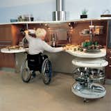 Shown here is the kitchen installed at the Gervasutta Institute of Rehabilitative Medicine, where patients tested it design.