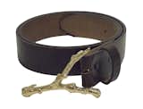 The Twig belt and buckle is one where Mead sought to re-purpose an everyday object as a bit of fashion ephemera.