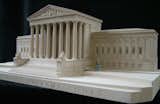 Plaster model of United States Supreme Court , Model by Timothy Richards, Bath, England. Image courtesy of RIBA Library Drawings and Archives Collections