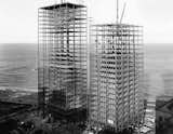 The Lake Shore Drive apartments, in the process of being built, circa 1950. Image courtesy Chicago History Museum.  Photo 3 of 4 in Harboe’s Marks