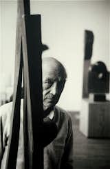 Isamu Noguchi. This 1982 photograph was my last black-and-white photograph, or it is the last that I remember, anyway. We were like water and oil in his studio, but when it came time for him to choose from thousands of images for a mini Pace Gallery retrospective, he chose this image. One of my proudest moments.