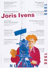 A poster for a film series celebrating Dutch documentary filmmaker Joris Ivens.