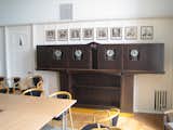 This hutch is simply too beautiful. The row of photos above charts famous alumnus and administrators at the Glasgow School of Art. Mackintosh (who attended as an architecture student) leads the pack.