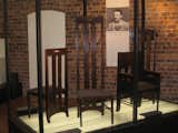 There is a little gallery of Mackintosh's furniture at the GSA. They have the largest collection in the world at over 200 pieces, but only a fraction of that are on display.