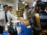 If only all bike rides ended with a free glass of wine! The Tretorn shop was happy to host all of us riders and we were happy to celebrate a successful ride.