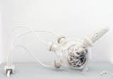 Artificial Biological Clock, concept. Revital Cohen (Israeli, b. 1981). United Kingdom, 2008. Glass, nickel plated brass, acrylic resin, motor. Photo: Revital Cohen