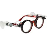 Adaptive Eyeglasses. Joshua Silver (British, b. 1946), Adaptive Eyecare Ltd. and Oxford Centre for Vision in the Developing World. United Kingdom, 1996–present. Plastic tubing, aluminum rings, silicone fluid, polyester thin film, polycarbonate covers. Photo: Centre for Vision in the Developing World