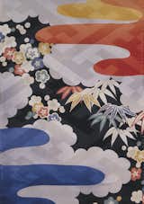 Under kimono, figured twill silk with printed decoration. Japan, 1940-50 (V&A: FE.14-1987). From V&A Pattern Series II: Kimono published by V&A Publishing and Abrams Books.  Photo 13 of 24 in V&A Pattern Series II by Miyoko Ohtake