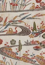 Child's kimono, plain weave bast fiber with stenciled decoration. Okinawa, Ryukyu Islands, 1870-1910 (V&A: T.19-1963). From V&A Pattern Series II: Kimono published by V&A Publishing and Abrams Books.