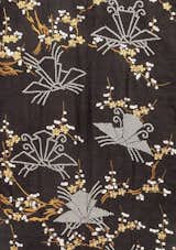Outer kimono, monochrome figured satin silk with tie-dyed and embroidered decoration. Japan, 1800-30 (V&A: FE.28-1984). From V&A Pattern Series II: Kimono published by V&A Publishing and Abrams Books.