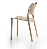 LACLASICA, Jesus Gasca's latest design. "It looks like a simple chair," says Jon, "but it's so sophisticated. There are curves created with 3D plywood, and under the seat there's a glowing surface that keeps it all together. When you look at the chair you just see how beautiful it is."